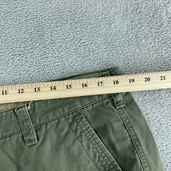 Columbia Cargo Shorts Mens 36W 12" Green Cotton/Polyester Casual Outdoor 5714 - Picture 9 of 11